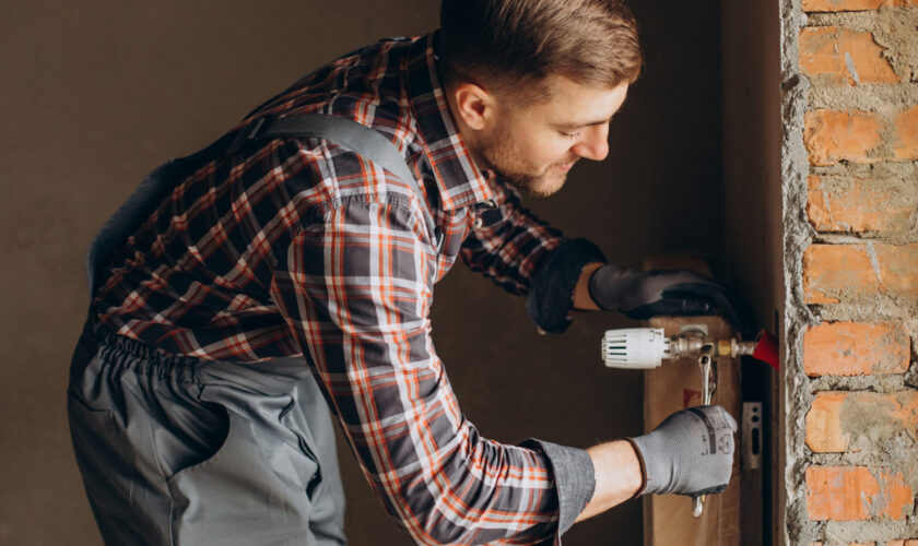 temporary heating installation